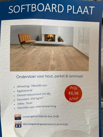 Ondervloer 2 pakken ong 15m2 beschikbaar voor biedingen
