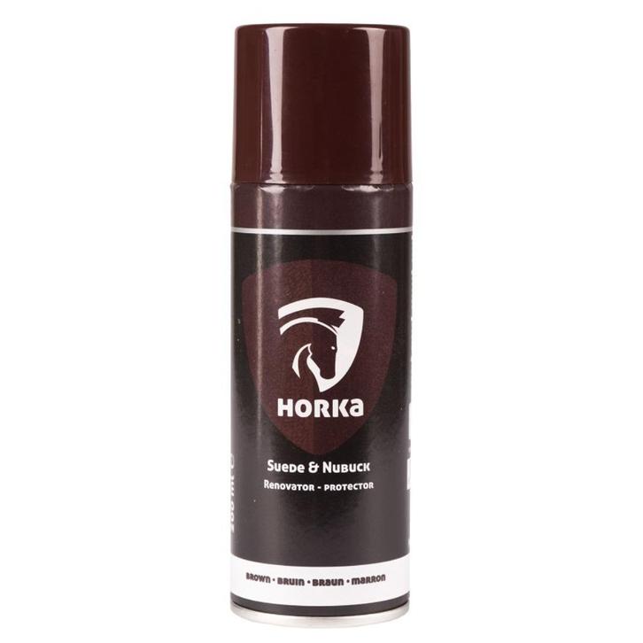 Bruine  suède nubuck renovator spray Horka, Dieren en Toebehoren, Paarden en Pony's | Verzorgingsproducten, Nieuw, Ophalen of Verzenden
