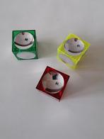 3 vierkante seventies kerstboomhangers, Diversen, Kerst, Ophalen of Verzenden