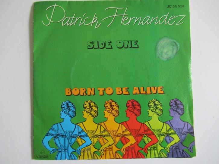 PATRICK FERNANDEZ # BORN TO BE ALIVE/ BORN TO BE ALIVE., Cd's en Dvd's, Vinyl | Nederlandstalig, Zo goed als nieuw, Levenslied of Smartlap