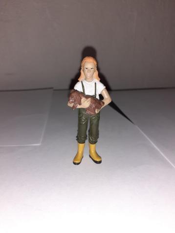 Meisje met hond, figuur (geen Schleich)  beschikbaar voor biedingen