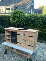 Nieuwe Buitenbar met Spoelbak & Koelkast, Ophalen of Verzenden, Nieuw