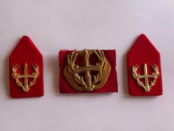 Oud baret embleem Stoottroepen &  2 kraag emblemen   beschikbaar voor biedingen