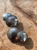 Mooie Antieke Manchetknopen Wilhelmina, Ophalen of Verzenden