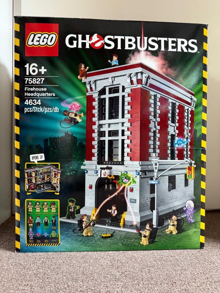 LEGO 75827 Ghostbusters Firehouse Headquarters, Kinderen en Baby's, Speelgoed | Duplo en Lego, Zo goed als nieuw, Lego, Complete set