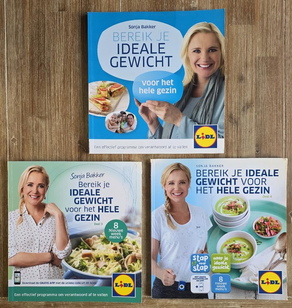Bereik je ideale gewicht voor het hele gezin - Sonja Bakker, Boeken, Gezondheid, Dieet en Voeding, Zo goed als nieuw, Dieet en Voeding