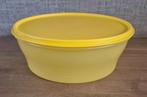 Tupperware Cubix rond 1,4L Ø20cm Geel, Ophalen of Verzenden, Zo goed als nieuw, Geel, Overige typen