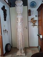 Rama en Sita Houten Beelden - 2.20m, Antiek en Kunst, Kunst | Niet-Westerse kunst, Ophalen of Verzenden