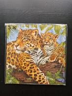Hobby servetten tijgers - 5stuks, Ophalen of Verzenden, Nieuw, Materiaal