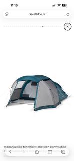 Quechua 4-persoons tent met stahoogte!, Ophalen, Zo goed als nieuw, Tot en met 4