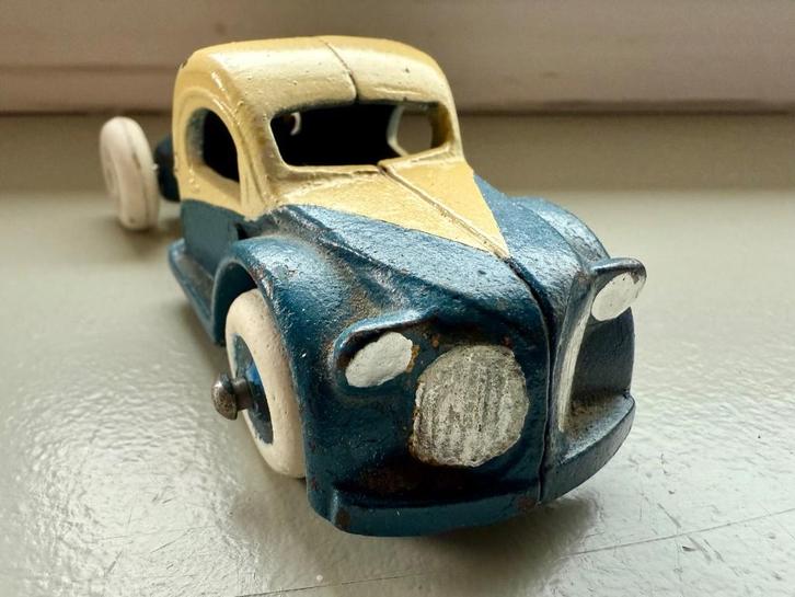 Oude gietijzeren model truck - 10 cm - antiek speelgoed, Antiek en Kunst, Antiek | Speelgoed, Ophalen of Verzenden