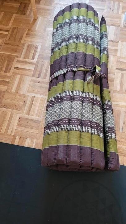 Yoga matras | rolmatras kapok | 220 X 110 | met draagtas, Sport en Fitness, Yoga en Pilates, Zo goed als nieuw, Yogamat, Ophalen of Verzenden