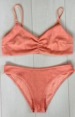 Oranje bikini, ribstof, maat 40, Ophalen of Verzenden, Zo goed als nieuw, Oranje, Bikini