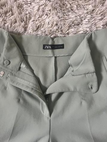 Mintgroene pantalon, Zara beschikbaar voor biedingen