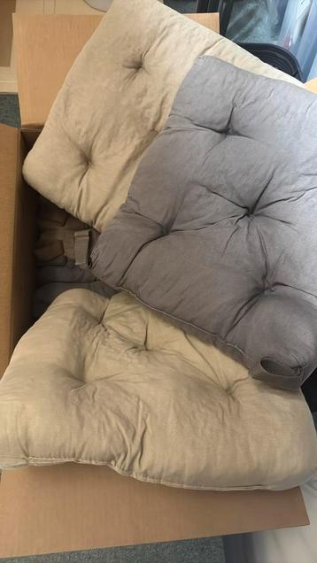 12 kussens tuinstoel IKEA: taupe- en grijs-/beige beschikbaar voor biedingen
