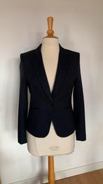 H&M marine blauw colbert, maat 36, Verzenden, Zo goed als nieuw, Maat 36 (S), Blauw