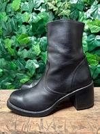 bijna Nieuwe vintage blokhak laarzen van Sendra maat 41, Sendra, Zwart, Lage of Enkellaarzen, Ophalen of Verzenden