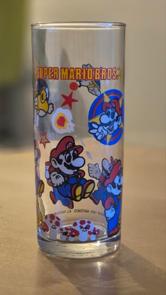 Nintendo Glas Super Mario Bros 1992, Ophalen, Gebruikt
