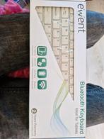 Ewent Bluetooth toetsenbord wit (Nieuw in doos), Ophalen of Verzenden, Nieuw