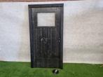 Houten zwarte deur met kozijn, zonder hang- en sluitwerk (20, Ophalen, 80 tot 100 cm, Binnendeur, Minder dan 200 cm