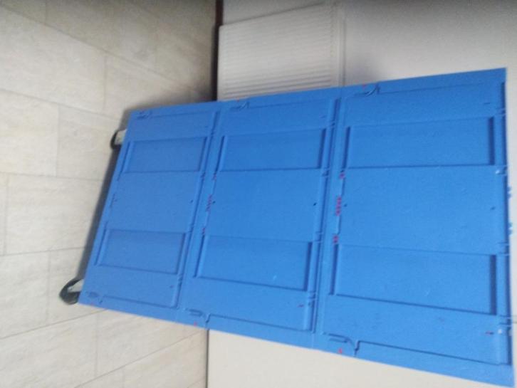 Magazijnbak / vouwkratten op goed wielen rijdende wielen, Doe-het-zelf en Verbouw, Kratten en Dozen, Zo goed als nieuw, Bak of Kist