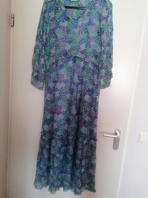 Molin Copenhagen mooie maxidress/ maat L, Kleding | Dames, Jurken, Zo goed als nieuw, Maat 42/44 (L), Blauw, Onder de knie, Verzenden