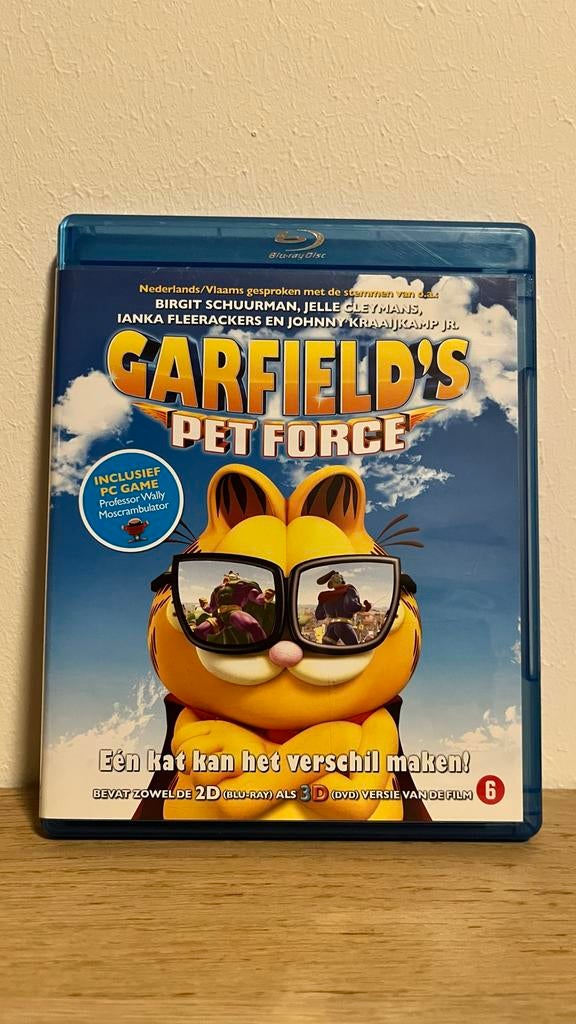 Garfield's Pet Force Blu-ray - Avontuur voor jong en oud!, Cd's en Dvd's, Dvd's | Kinderen en Jeugd, Zo goed als nieuw, Film, Avontuur