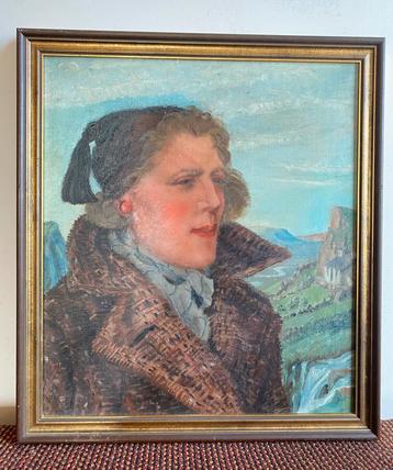 Portret van een vrouw - Engels beschikbaar voor biedingen