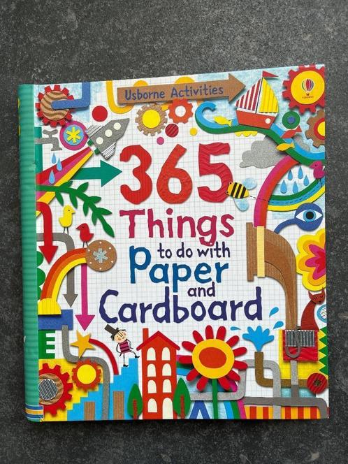 Knutselboek: 365 things to do with paper and cardboard, Boeken, Hobby en Vrije tijd, Zo goed als nieuw, Overige onderwerpen, Geschikt voor kinderen