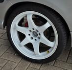 JR Velgen 17 inch 4x100/4x108 met banden, Auto-onderdelen, Banden en Velgen, Ophalen, Overige, Gebruikt, Overige