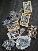 Complete kerstboom versiering zilvergrijs, Diversen, Ophalen