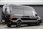 Mercedes-Benz Sprinter L2H2 Dubbel Cabine 317Cdi 170Pk 9G-Tr, Auto's, Origineel Nederlands, Te koop, 5 stoelen, Dodehoekdetectie