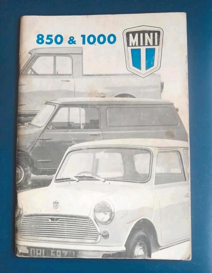 ✅️ ️MINI 850 &1000 origineel instructieboekje., Auto diversen, Handleidingen en Instructieboekjes, Ophalen of Verzenden