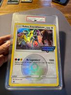 Raikou, Entei & Suicine Jumbo PSA 9 Pokemon 2018, Ophalen of Verzenden, Zo goed als nieuw, Losse kaart