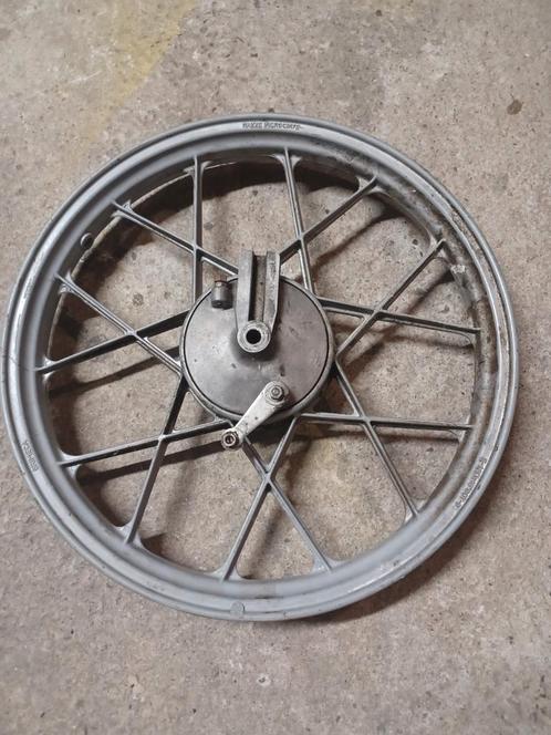 Grimeca 16 inch 16" velg wiel met trommelrem, Fietsen en Brommers, Brommeronderdelen | Oldtimers, Gebruikt, Overige merken, Overige typen