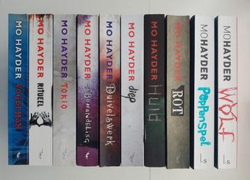 10x Mo Hayder - Jack Caffery Thrillers oa Wolf en Poppenspel beschikbaar voor biedingen