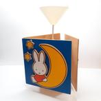 Unieke houten vintage Nijntje hanglamp met maan & sterren, Verzenden, Zo goed als nieuw, Lamp