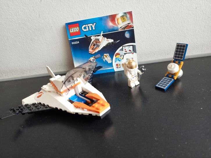 Lego City Ruimtevaart 60224 Satelliet transportmissie, Kinderen en Baby's, Speelgoed | Duplo en Lego, Zo goed als nieuw, Lego