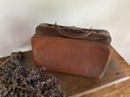 Vintage leren “ dokters” tas, Sieraden, Tassen en Uiterlijk, Tassen | Damestassen, Ophalen of Verzenden, Gebruikt, Bruin, Handtas