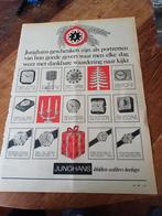 Advertentie van Junghans klokken wekkers horloges 1963, Ophalen of Verzenden, Zo goed als nieuw, Gebruiksvoorwerp