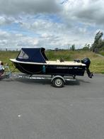 NORDCRAFT 430 + Tohatsu 9.8pk + trailer, Watersport en Boten, Sloepen, Ophalen, Gebruikt, Tot 10 pk, 3 tot 6 meter