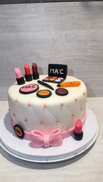 Verjaardagstaart - Make-up thema, Ophalen, Nieuw, Taarten, Versiering