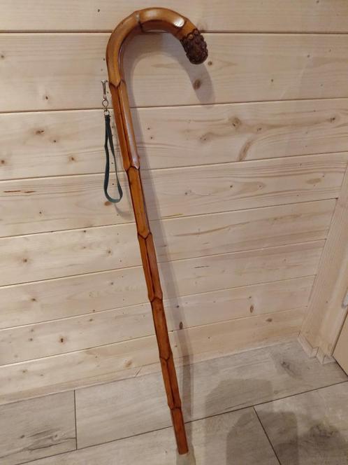 Prachtig versierde wandelstok bamboe-motief, Diversen, Wandelstokken, Nieuw, Ophalen of Verzenden