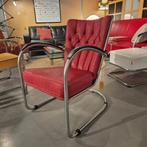 Vintage Gispen 412 fauteuil, Ophalen, Gebruikt, 75 tot 100 cm, 2ehands Gispen