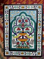 Tegel tableau Fontein /bloemen/vogels, Ophalen