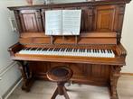 Antieke gerestaureerde John Brinsmead & Sons piano uit 1902, Muziek en Instrumenten, Piano's, Gebruikt, Piano, Bruin, Ophalen