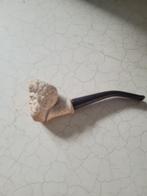 Zeer oude meerschuim pijp  man met baard foto 1 t/m 4, Verzamelen, Rookartikelen, Aanstekers en Luciferdoosjes, Heikant 21 Kaatsheuvel