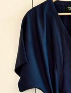 Nieuwe donkerblauwe doorknoopjurk - Maat S, Blauw, Nieuw, Ophalen of Verzenden, Knielengte
