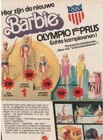 Retro reclame 1976 Mattel Barbie Olympic met skipper, Verzenden, Overige typen