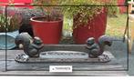 Laarzenschraper met eekhoorntjes – 42 cm, Antiek en Kunst, Antiek | Gereedschap en Instrumenten, Ophalen of Verzenden